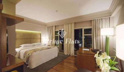 Flat disponível para venda no Gran Estanplaza Berrini, com 34m², 1 dormitório e 1 vaga