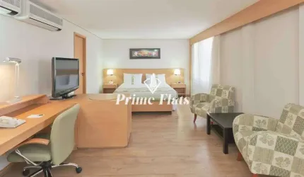 Flat disponível para venda no Holiday Inn Anhembi, com 26m², 1 dormitório e 1 vaga