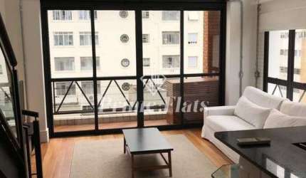 Flat disponível para venda no Condomínio Edifício Loft São Paulo II, com 75m², 1 dormitório e 2 vagas