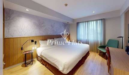 Flat disponível para venda no Grand Mercure São Paulo Vila Olimpia, com 24m², 1 dormitório e 1 vaga de garagem