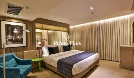 Flat disponível para venda no Radisson Vila Olímpia, com 31m², 1 dormitório e 1 vaga