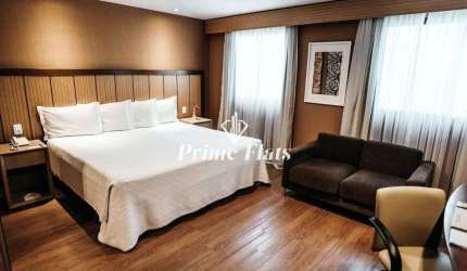 Flat disponível para venda no Wyndham Ibirapuera, com 27m², 1 dormitório e 1 vaga de garagem
