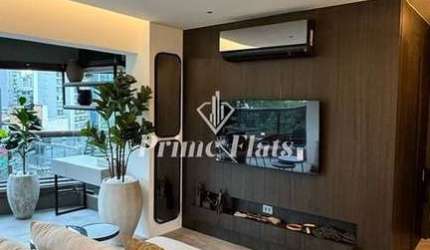Flat disponível para venda no Cyrela by Pininfarina no Itaim Bibi, com 49m², 1 dormitório e 1 vaga
