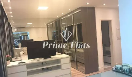 Flat disponível para locação no Condomínio Edifício Diogo Home Boutique na Vila Nova Conceição, com 48m², 1 dormitório e 1 vaga