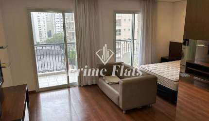 Flat disponível para locação no Condomínio Edifício Diogo Home Boutique na Vila Nova Conceição, com 48m², 1 dormitório e 1 vaga