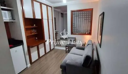 Flat disponível para locação no Flat Poeta Drummond, com 28m², 1 dormitório e 1 vaga de garagem