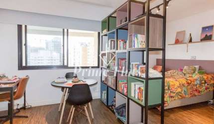 Flat disponível para venda no Hotel Slaviero Essential São Paulo Moema, com 26m², 1 dormitório e 1 vaga de garagem
