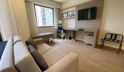 Flat disponível para venda no Staybridge Suítes São Paulo, no Itaim Bibi, com 38m², 1 dormitório e 1 vaga