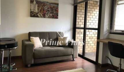 Flat disponível para venda no QI Intelligence Flat em Moema, com 37m², 1 dormitório e 1 vaga