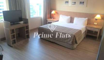 Flat disponível para locação no Park Inn by Radisson Berrini, com 28m², 1 dormitório e 1 vaga de garagem