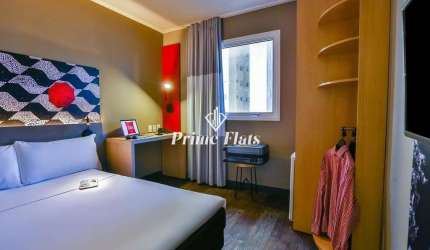 Flat disponível para venda no Ibis São Paulo Morumbi, com 18m², 1 dormitório e 1 vaga