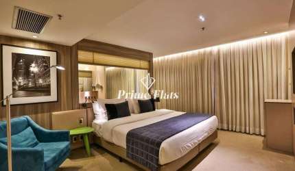 Flat disponível para venda no Radisson Vila Olímpia, com 31m², 1 dormitório e 1 vaga