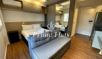 Flat disponível para locação no Is Moema Condomínio, com 26m² e 1 dormitório