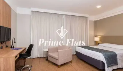 Flat disponível para venda no Transamérica Executive Bela Cintra, com 30m², 1 dormitório e 1 vaga