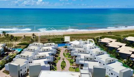 Apartamento à Venda em Itacimirim Térreo em Condomínio Frente Mar