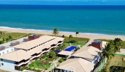 Apartamento à Venda 3/4 em Itacimirim Pé Na Areia Vista Mar Duplex