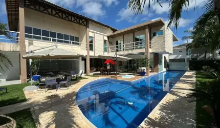 Casa em condomínio fechado com 5 quartos à venda na Alphaville Fortaleza, 100, Pires Façanha, Eusébio por R$ 10.500.000