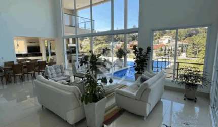 Casa a venda de frente ao lago com elevador no Condominio Marambaia em Vinhedo/SP codigo: 48862