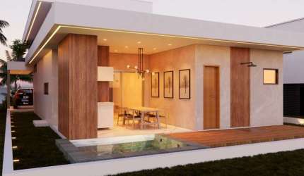 Excelente Casa Plana no Terras 4 Alphaville Ceará