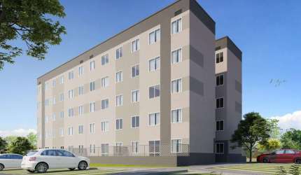 Apartamento com 2 quartos à venda na Rua Idealista, Marechal Rondon (Jurema), Caucaia, 38 m2 por R$ 214.500