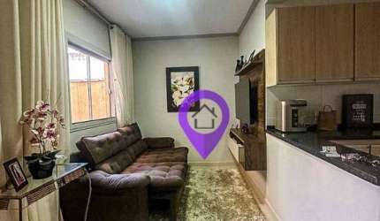 Apartamento à venda no Edifício Parque dos Fontes, Pouso Alegre/MG. 65m², 2 dormitórios (1 suíte), 1 vaga, varanda gourmet com churrasqueira.