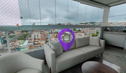 Apartamento premium 140m² no Edifício São Francisco, Centro 3 dormitórios (1 suíte), 2 vagas, varanda gourmet, sauna, jacuzzi e salão de festas