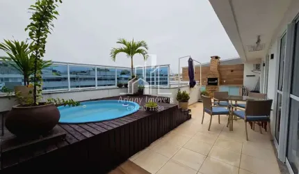• Onda Carioca | Cobertura Duplex 3 quartos 154 m² •