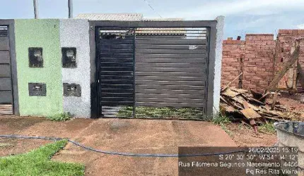 Casa 59.33m², 2 dormitório(s), 1 vaga(s) na garagem - RITA VIEIRA, CAMPO GRANDE MS