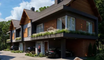 Casa em condomínio com apenas 6 unidades, no coração de Canela - RS.