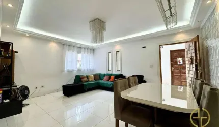 Casa sobreposta baixa com 2 dormitórios à venda por R$  - Estuário - Santos/SP