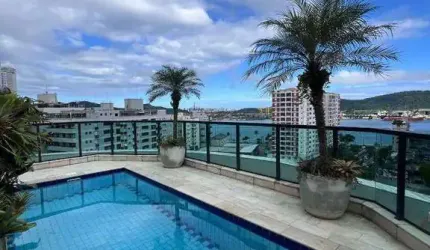 Cobertura com 6 dormitórios à venda, 600 m² por R$ 3.750.000,00 - Ponta da Praia - Santos/SP