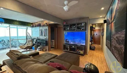Apartamento com 3 dormitórios à venda, 120 m² por R$ 689.000,00 - Vila Guilhermina - Praia Grande/SP