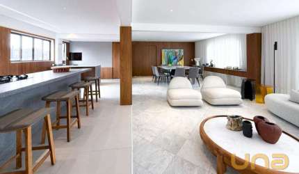 Apartamento Retrofit 270m² com 04 suítes no Batel - Curitiba/P
