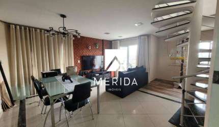 Cobertura com 4 dormitórios à venda, 150 m² por R$ 1.090.000,00 - Jardim - Santo André/SP