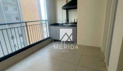 Apartamento com 2 dormitórios para alugar, 64 m² por R$ 4.073,11/mês - Campestre - Santo André/SP
