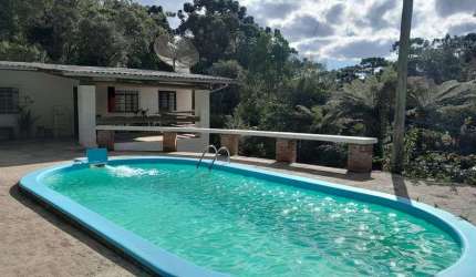 Chácara com 20000 m² - Casa - Tanque - Piscina - Rio Vermelho Povoado - São Bento do Sul