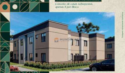 Apartamento com 2 dormitórios à venda, 40 m² por R$ 246.500,00 - Loteamento Itaboa - Campo Largo/PR
