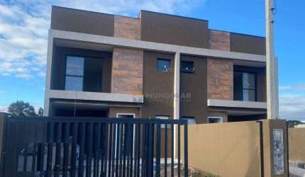 Sobrado com 3 dormitórios à venda, 128 m² por R$ 690.000,00 - Costeira - Araucária/PR
