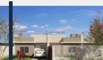 Casa com 3 dormitórios à venda, 52 m² por R$ 365.000,00 - Costeira - Araucária/PR