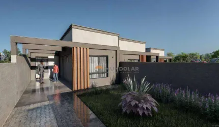 Casa com 3 dormitórios à venda, 65 m² por R$ 439.999 - Fazenda Velha - Araucária/PR
