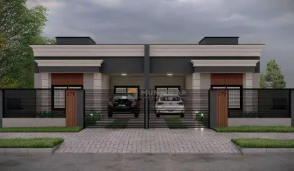 Casa com 3 dormitórios à venda, 80 m² por R$ 550.000,00 - Costeira - Araucária/PR