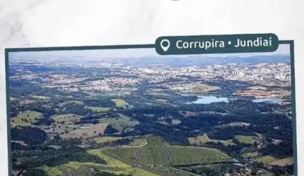 Lagos e Lazer completo| Lotes a partir de 420m² em Jundiaí | Pagamento Facilitado| Ótimo Local