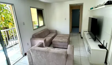 Apartamento 2 quartos, com varanda  em Buraquinho, Lauro de Freitas BA