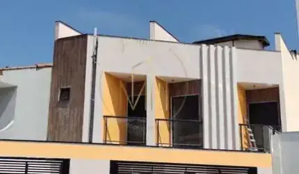 Sobrado Geminado para Venda em Santo André, Vila Curuça, 3 dormitórios, 1 suíte, 4 banheiros, 2 vagas