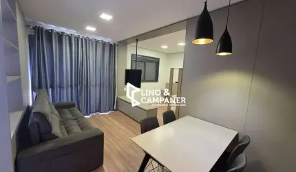 Apartamento com 1 dormitório para alugar, 47 m² por R$ 3.250,00/mês - Gleba Palhano - Londrina/PR