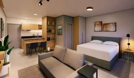 Studio Moderno e Mobiliado na Carvoeira, Próximo à UFSC