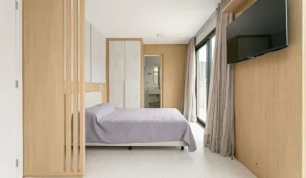Studio Cobertura com Terraço no +55 Studios – Charme e Exclusividade à Beira da Lagoa