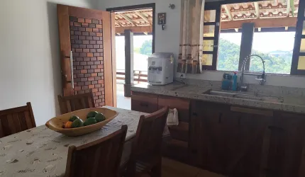 Casa com vista espetacular para as montanhas.
