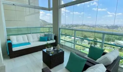 Apartamento para Venda em Santana de Parnaíba, Tamboré, 4 dormitórios, 3 suítes, 5 banheiros, 4 vagas