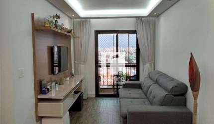 Apartamento com 3 dormitórios (1 suíte) e 2 vagas, à venda, 79 m² por R$ 850.000 - Ipiranga - São Paulo/SP